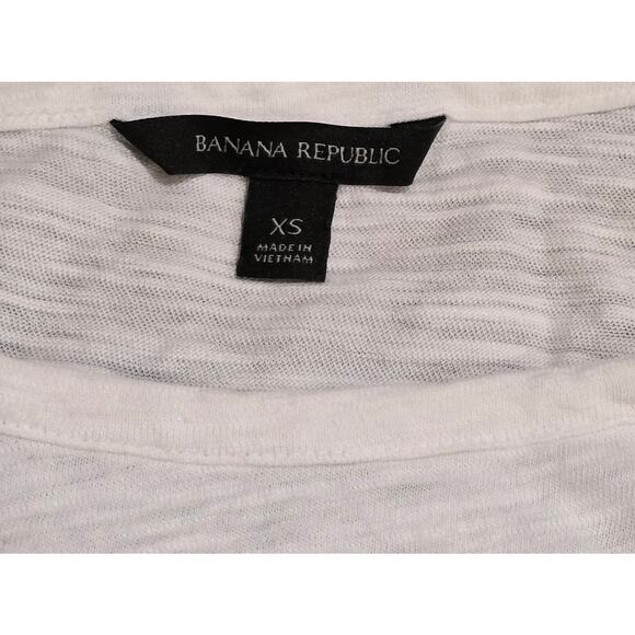 Banana Republic "Music" Modal Burn Out Baby Tee Size XS - Picture 6 of 7